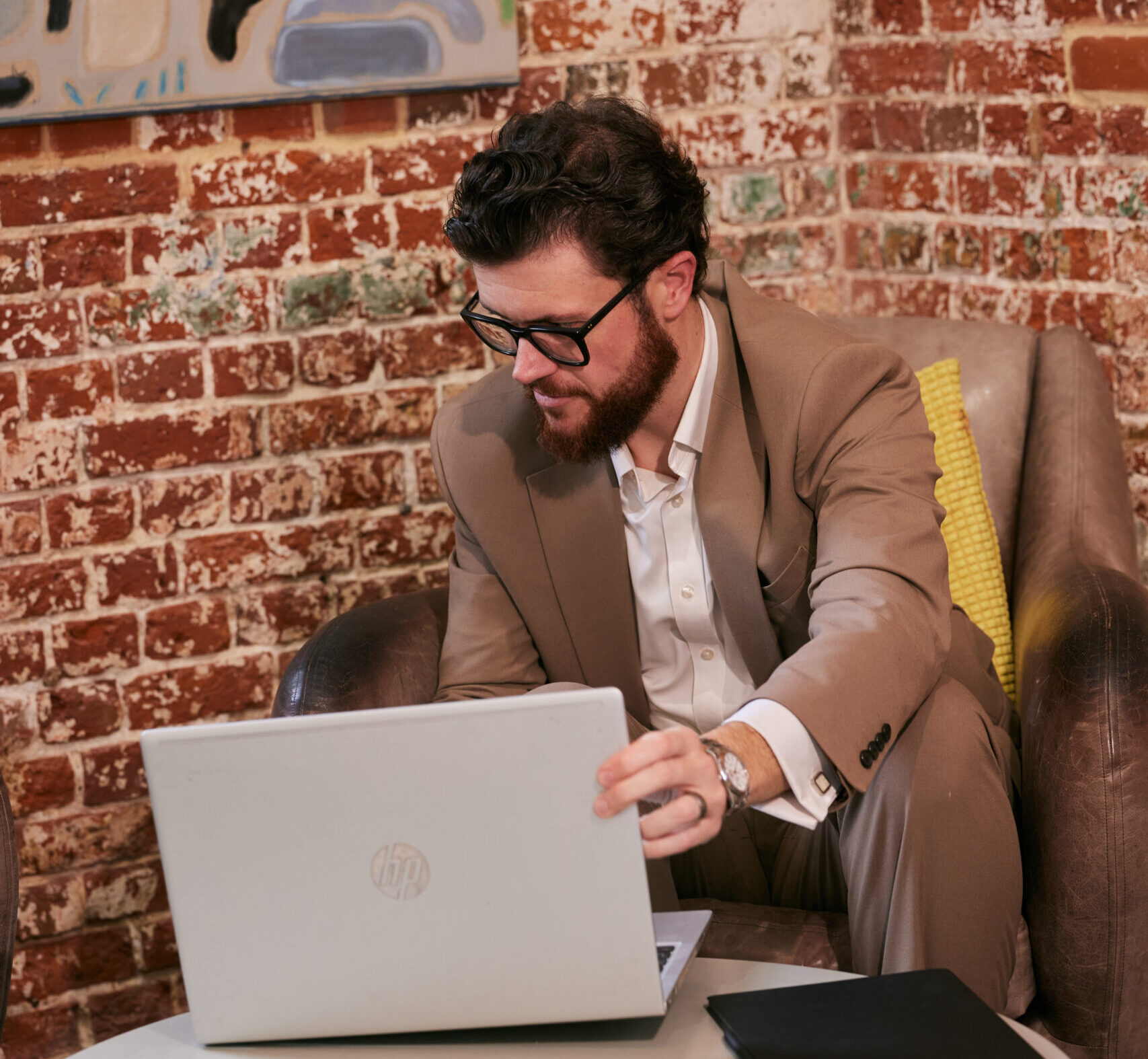 Josh On Virtual Call With Client Looking For Mortgage In Principle